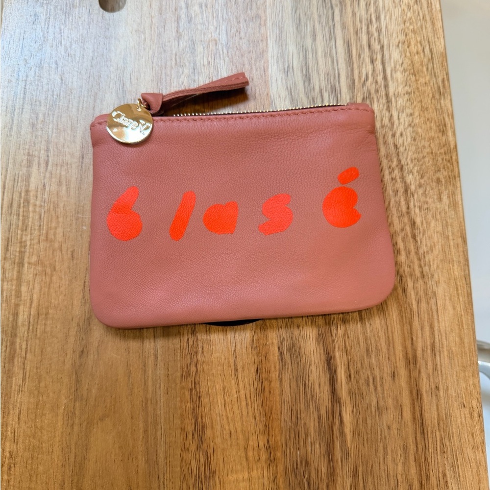 Clare V Coin Clutch Rose Clay Blasé NWT